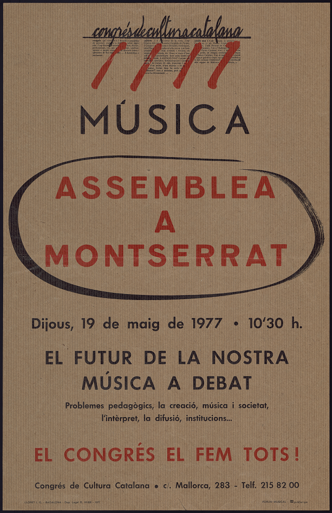Música -Assemblea Montserrat